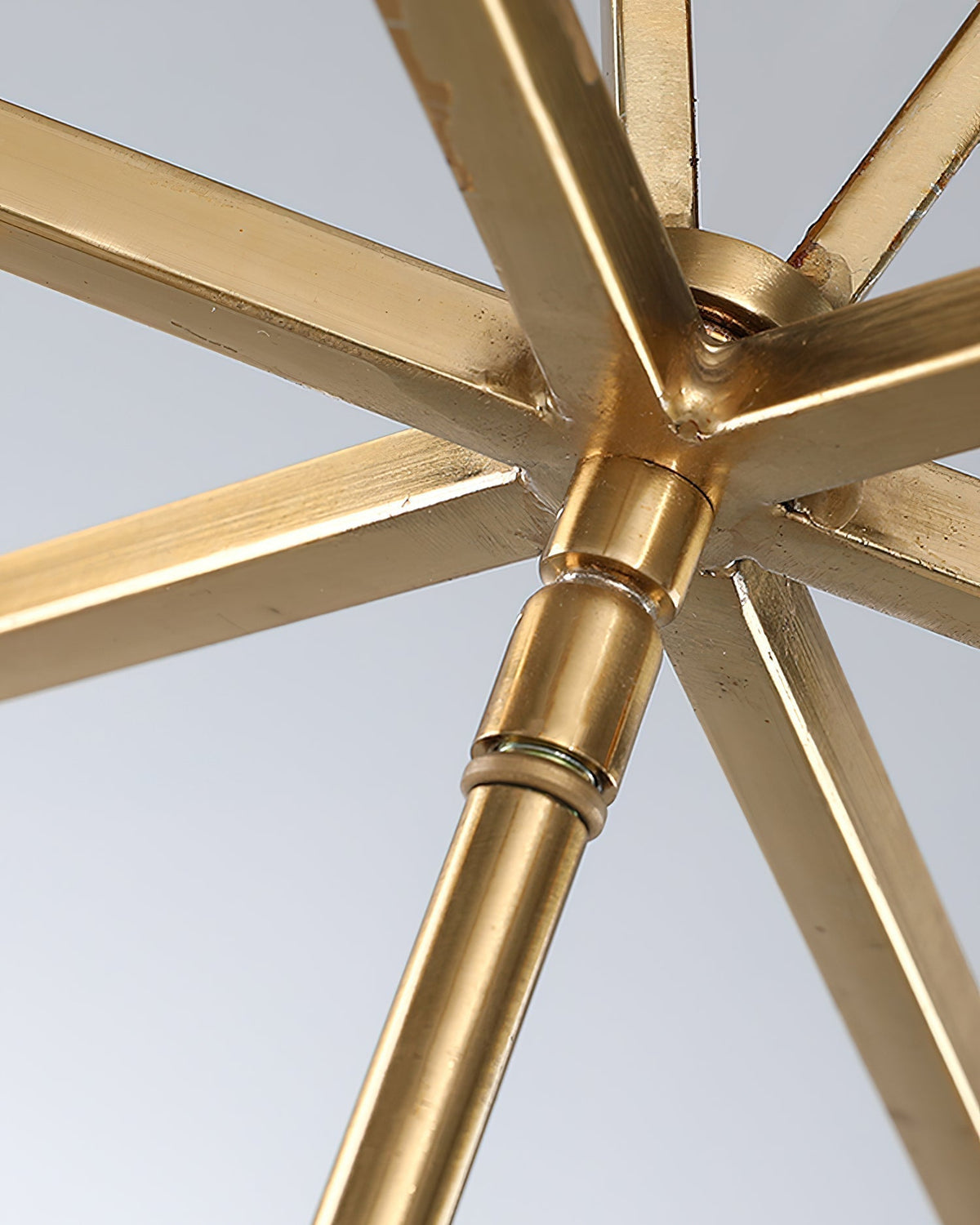 Lustra Chandelier Cadre Lanternes Doré - Neutralighting