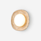 Ritta Applique Murale Travertin Globe - Neutralighting