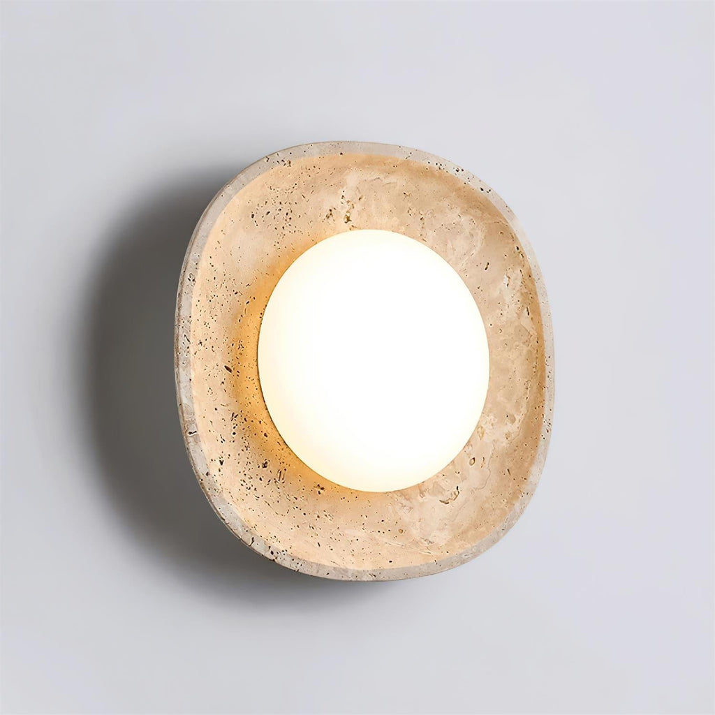 Ritta Applique Murale Travertin Globe - Neutralighting