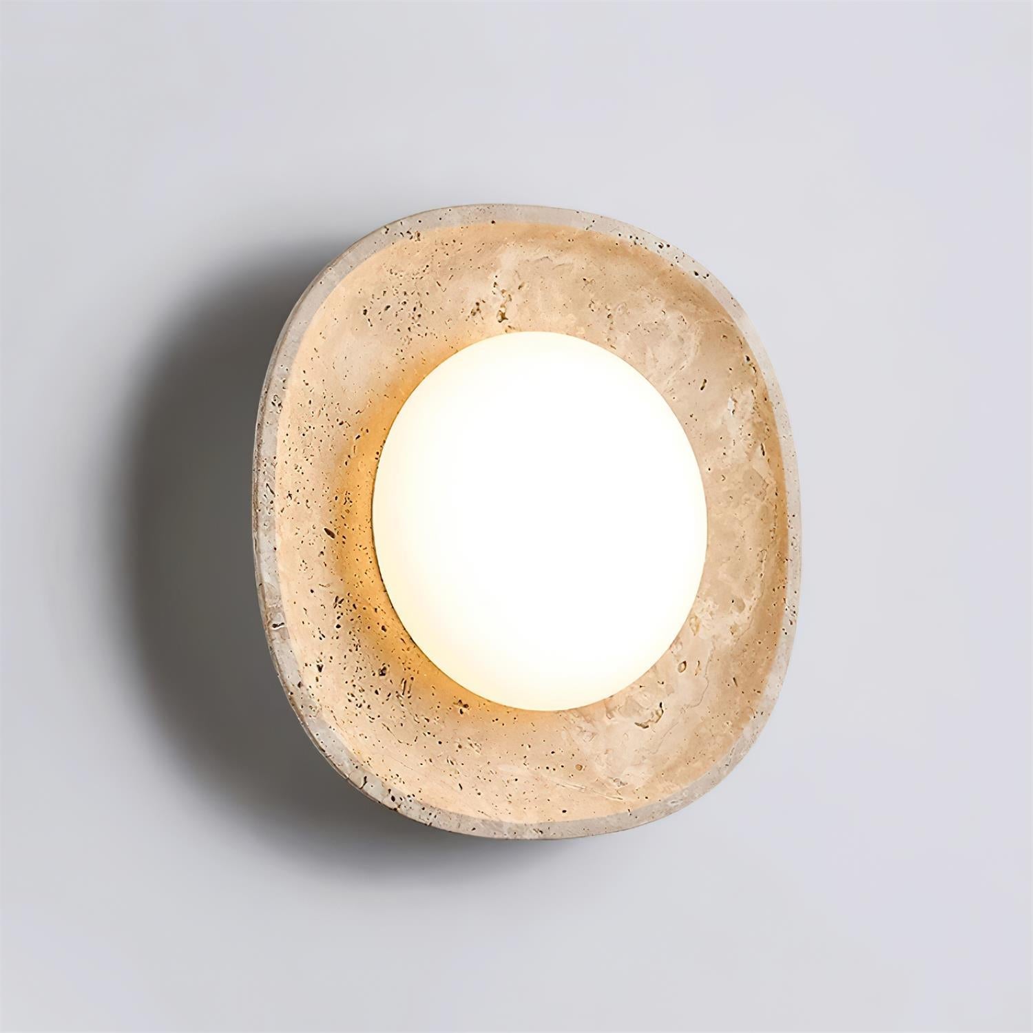 Ritta Applique Murale Travertin Globe - Neutralighting