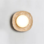 Ritta Applique Murale Travertin Globe - Neutralighting