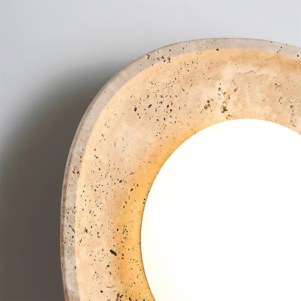 Ritta Applique Murale Travertin Globe - Neutralighting