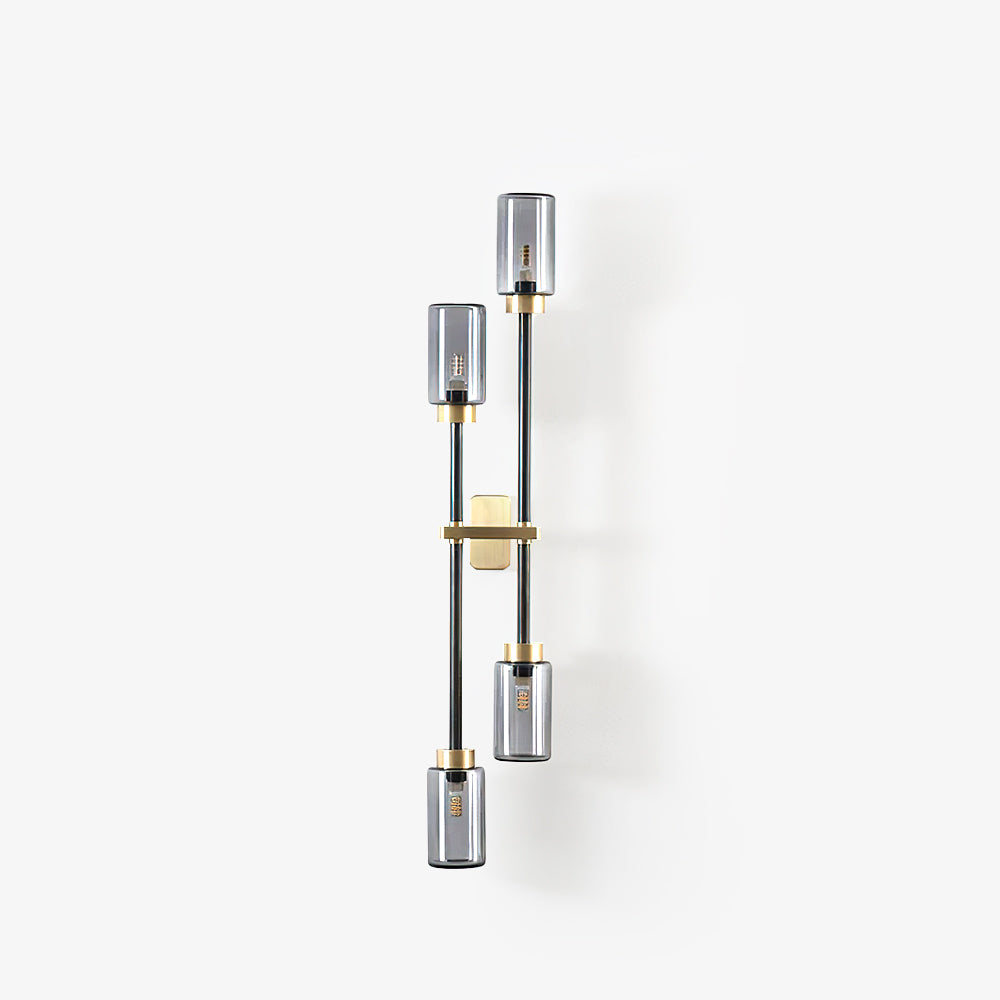 Lustra Applique Murale En Verre Cylindrique Linéaire - Neutralighting