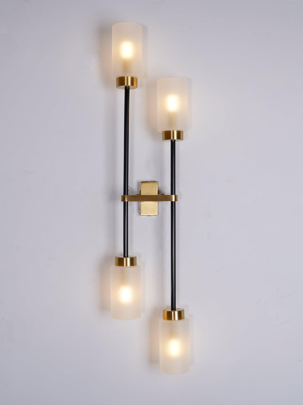 Lustra Applique Murale En Verre Cylindrique Linéaire - Neutralighting