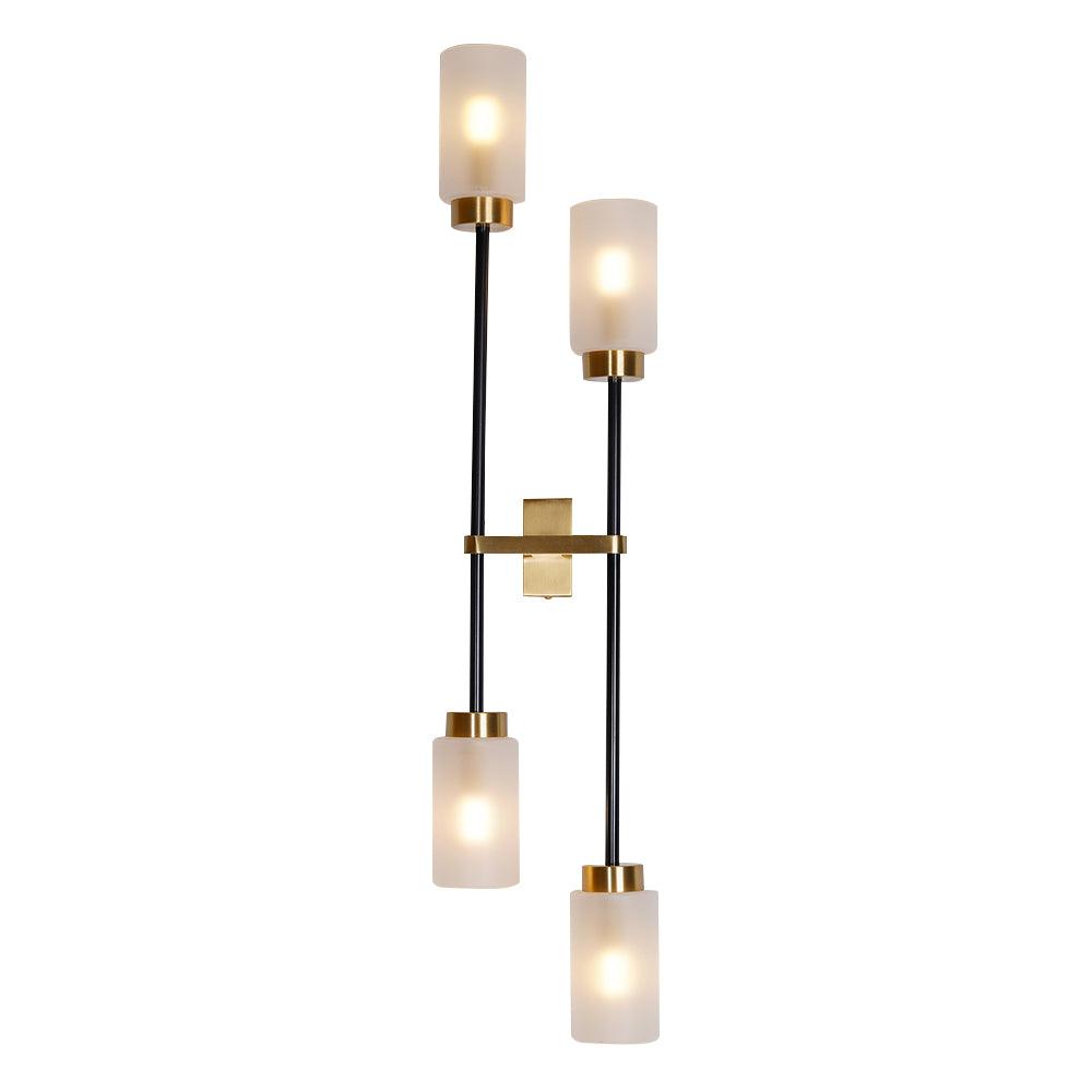 Lustra Applique Murale En Verre Cylindrique Linéaire - Neutralighting