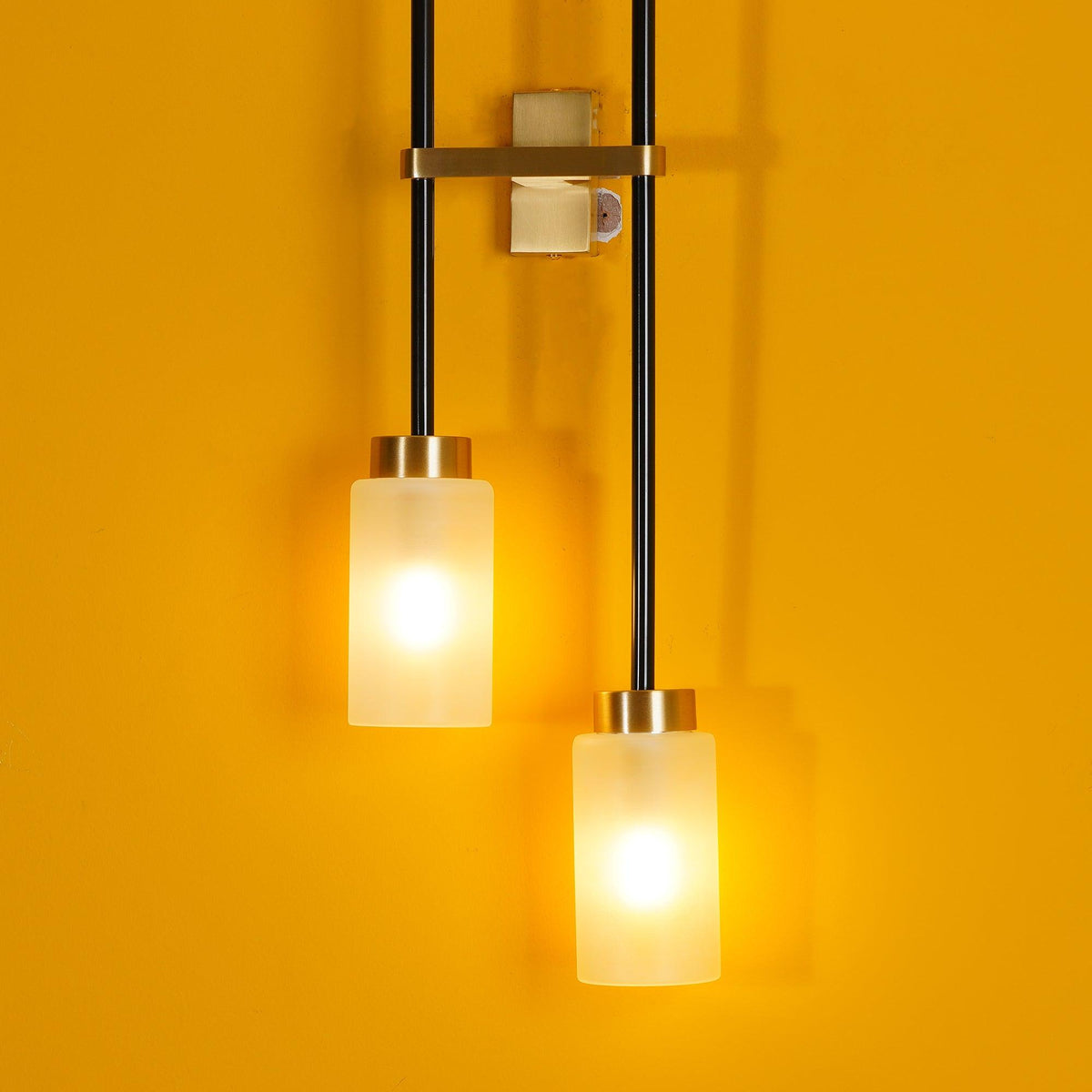 Lustra Applique Murale En Verre Cylindrique Linéaire - Neutralighting