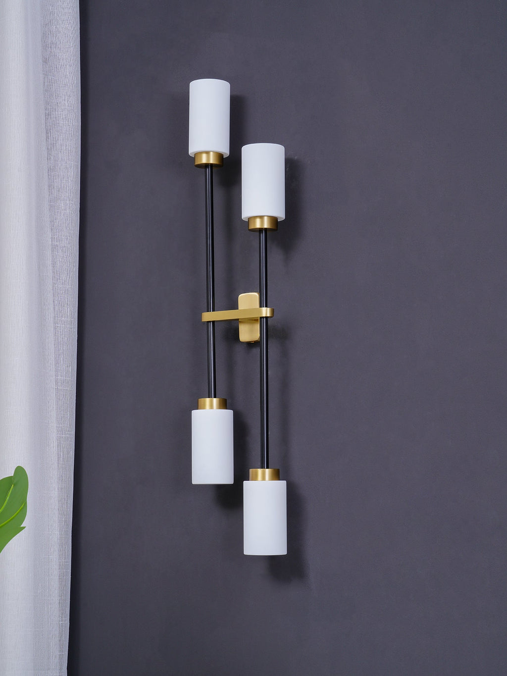 Lustra Applique Murale En Verre Cylindrique Linéaire - Neutralighting