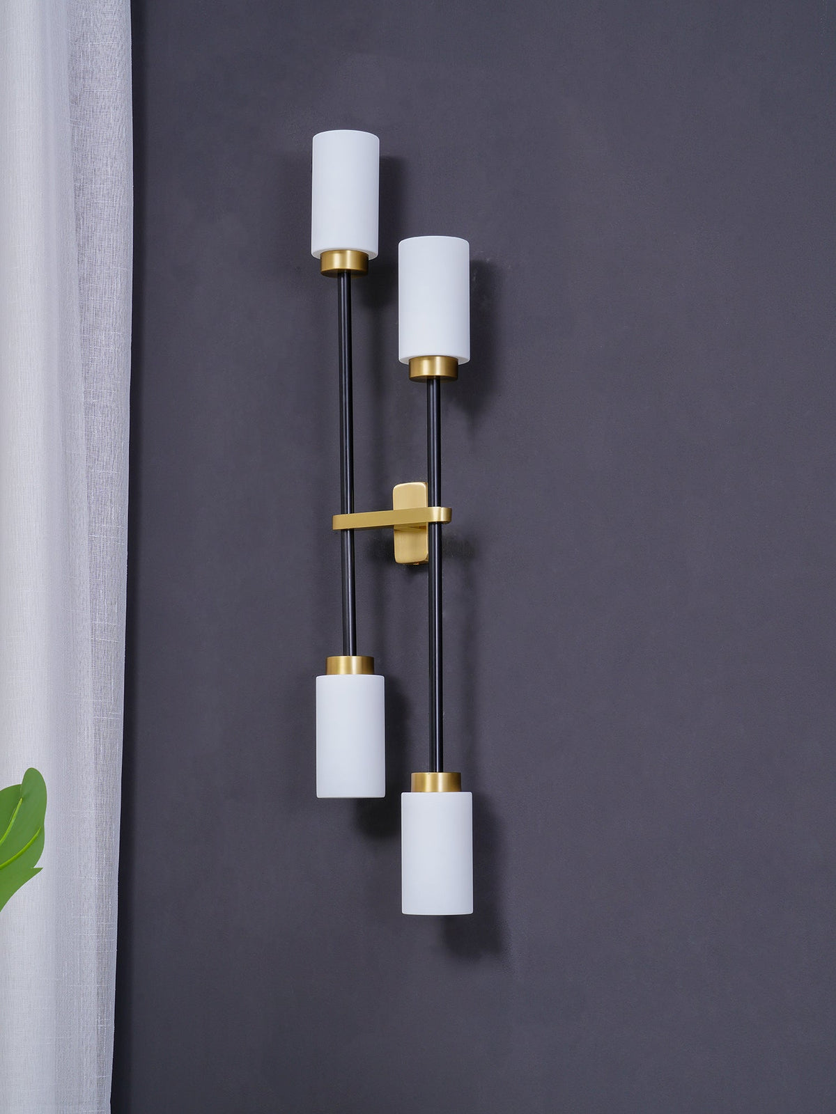 Lustra Applique Murale En Verre Cylindrique Linéaire - Neutralighting