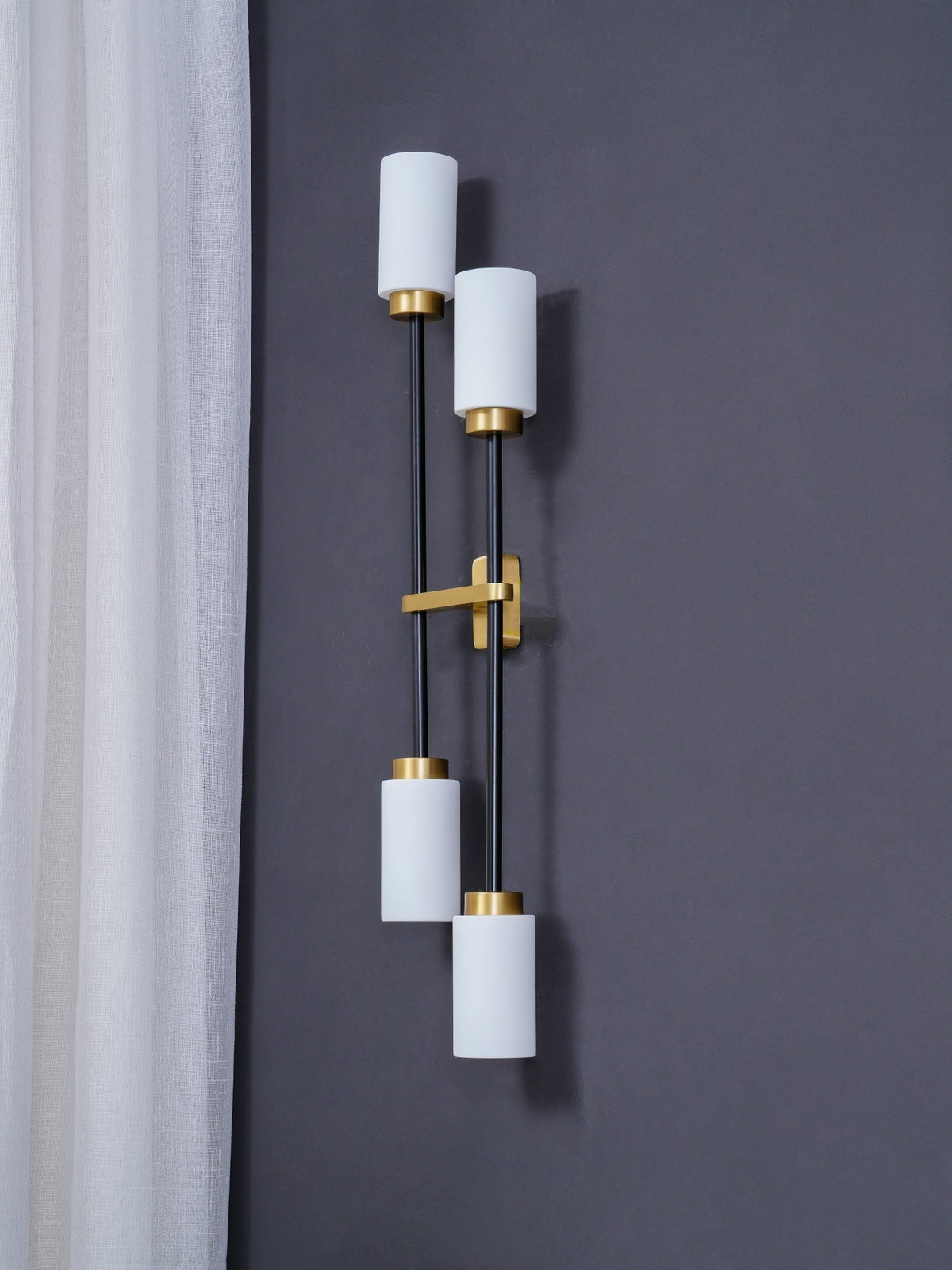 Lustra Applique Murale En Verre Cylindrique Linéaire - Neutralighting