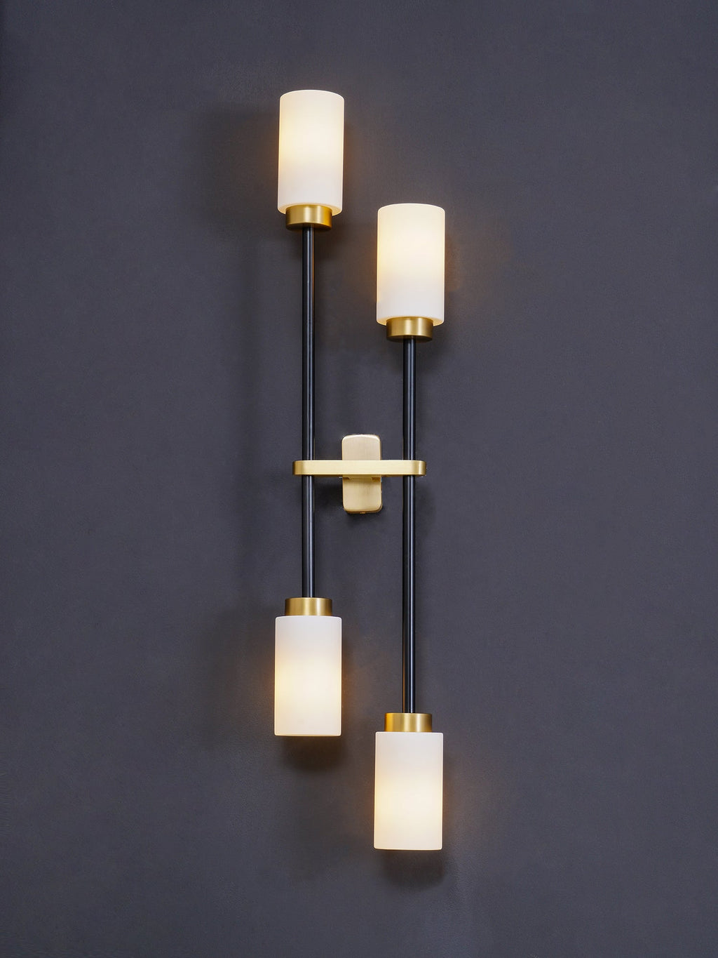 Lustra Applique Murale En Verre Cylindrique Linéaire - Neutralighting