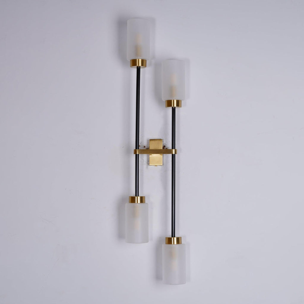 Lustra Applique Murale En Verre Cylindrique Linéaire - Neutralighting