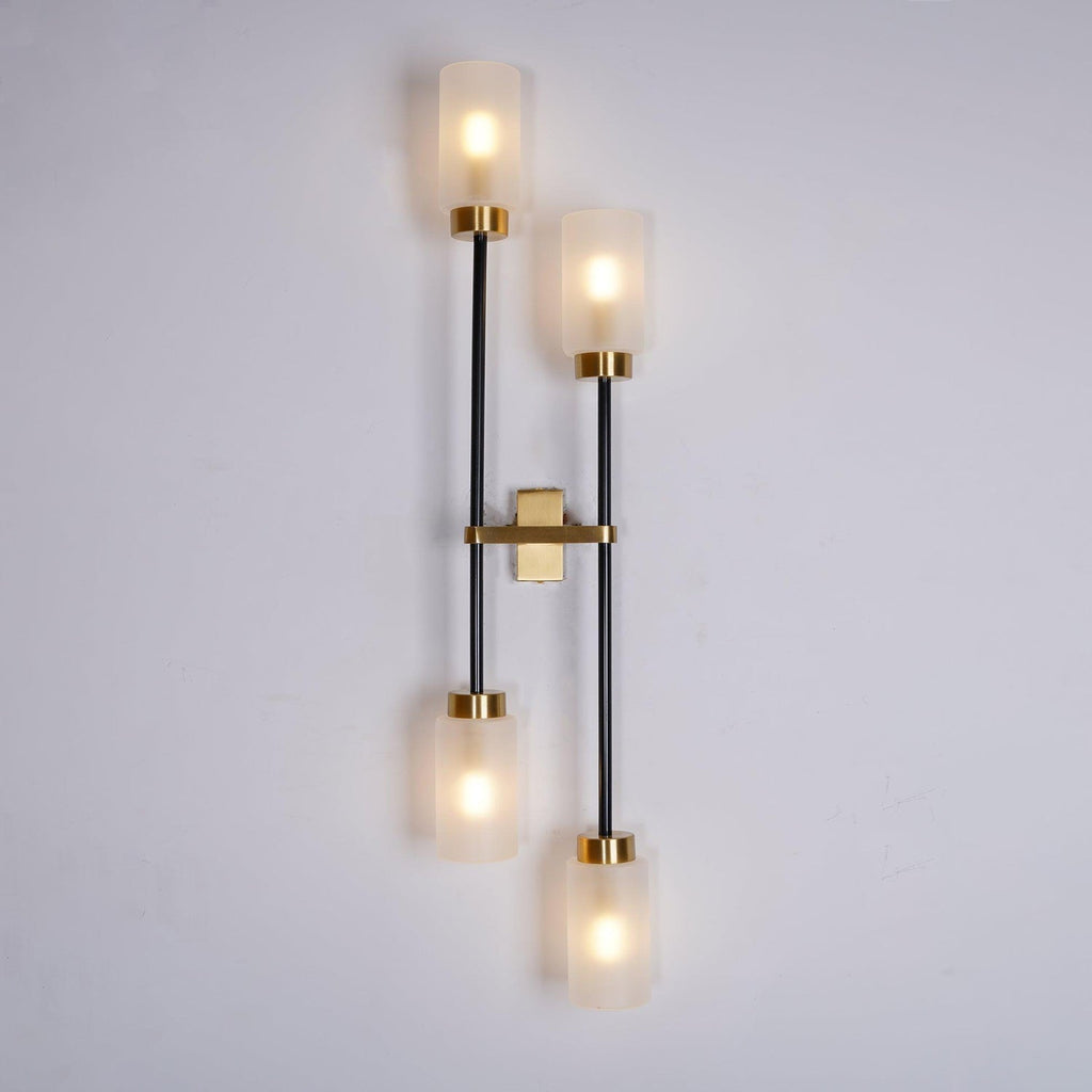 Lustra Applique Murale En Verre Cylindrique Linéaire - Neutralighting