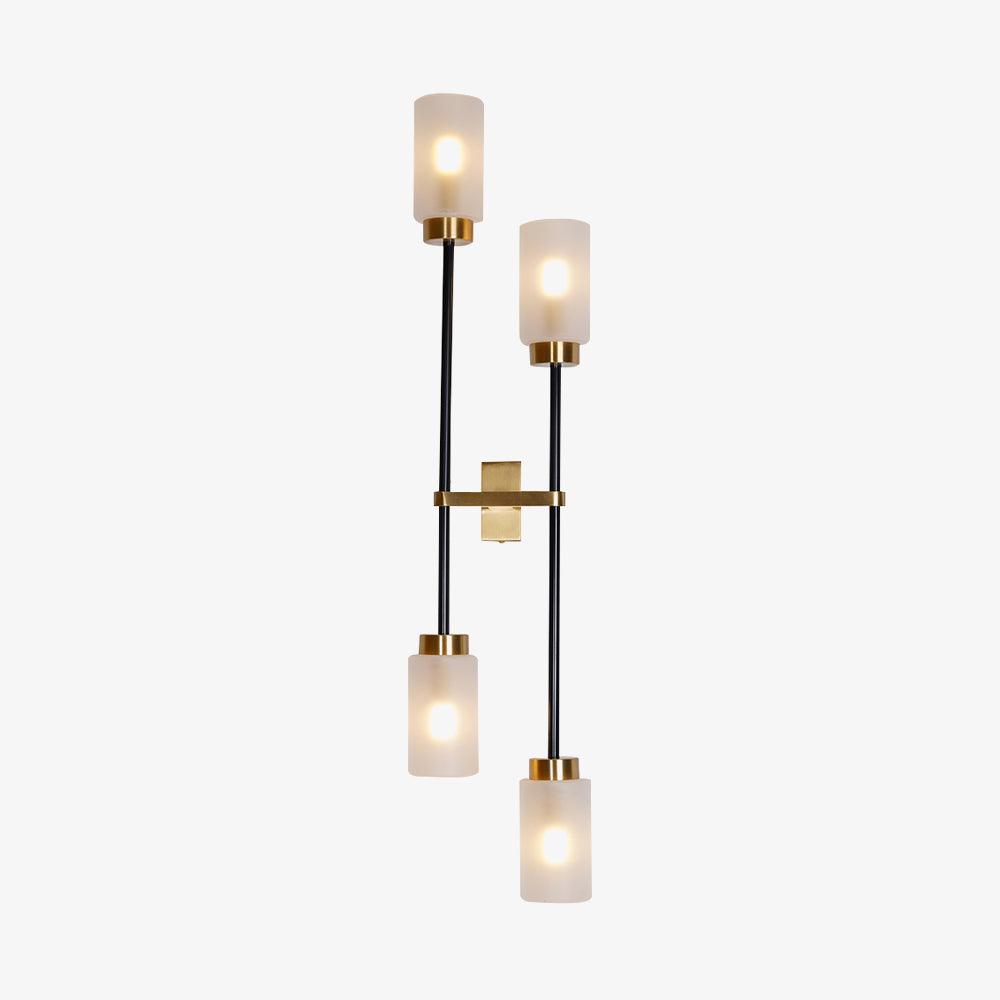 Lustra Applique Murale En Verre Cylindrique Linéaire - Neutralighting