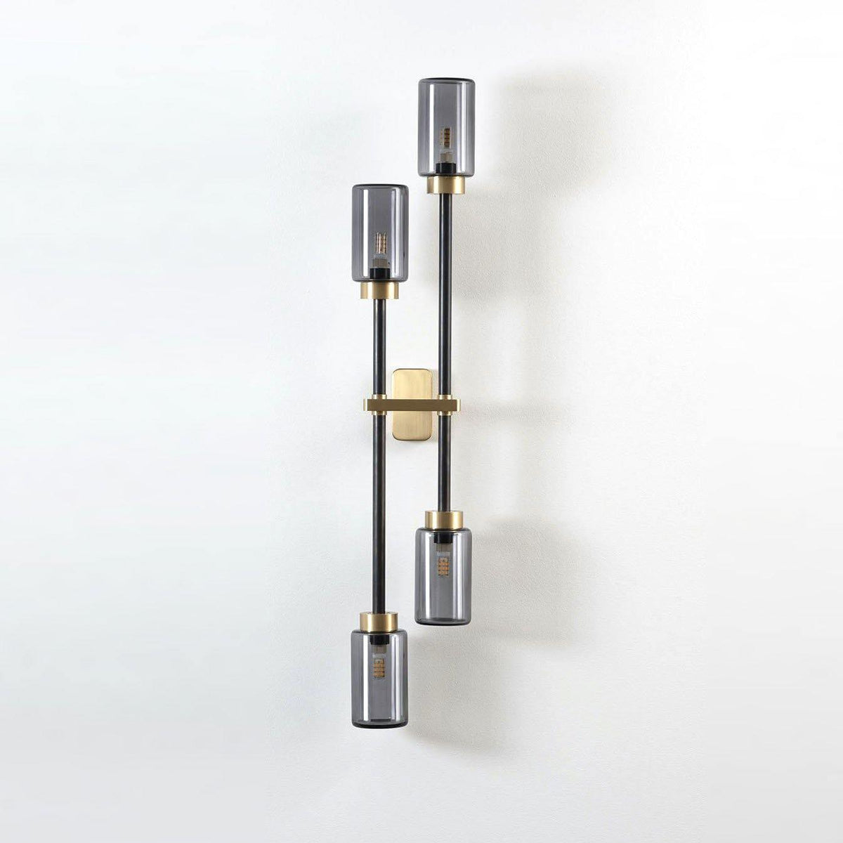 Lustra Applique Murale En Verre Cylindrique Linéaire - Neutralighting