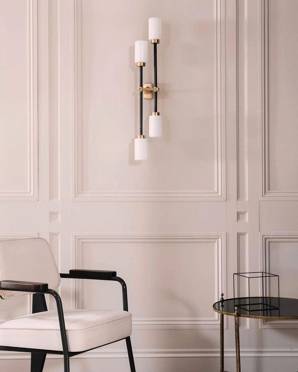 Lustra Applique Murale En Verre Cylindrique Linéaire - Neutralighting
