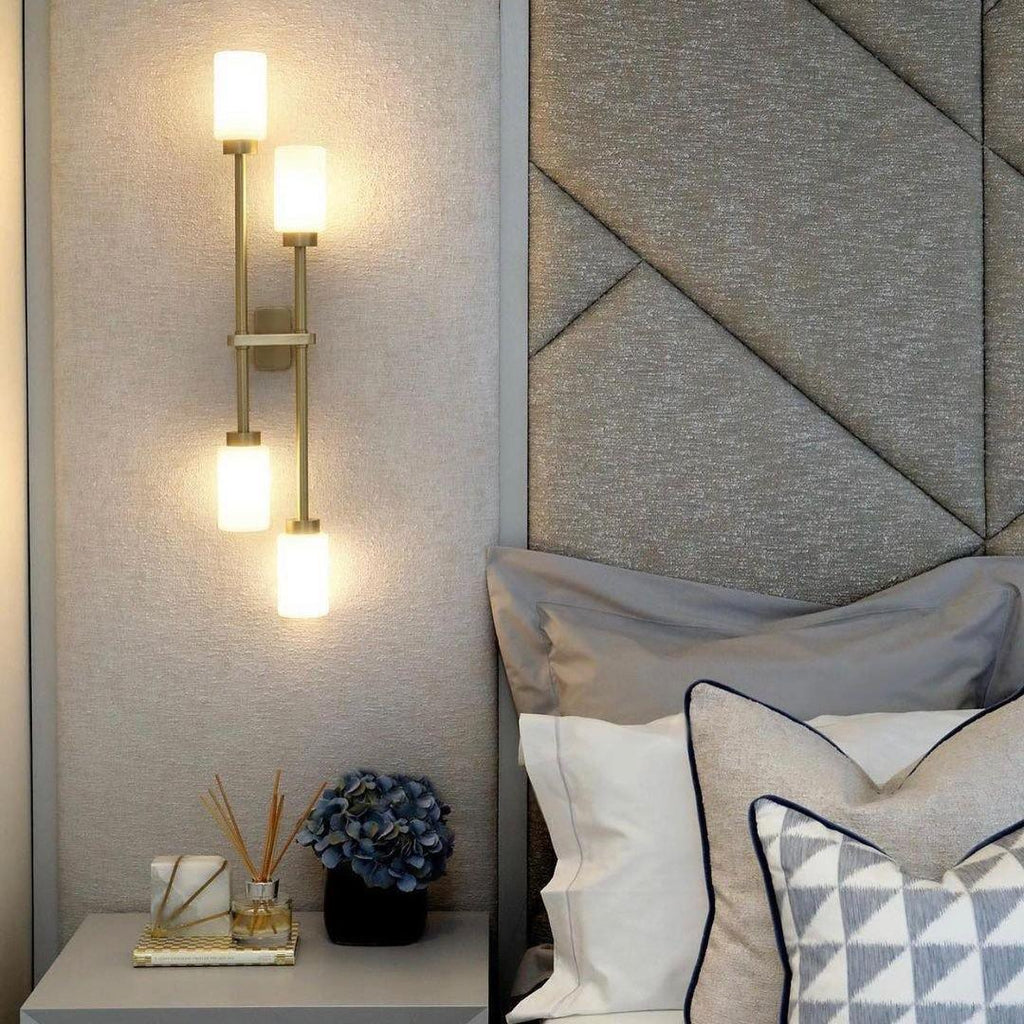 Lustra Applique Murale En Verre Cylindrique Linéaire - Neutralighting