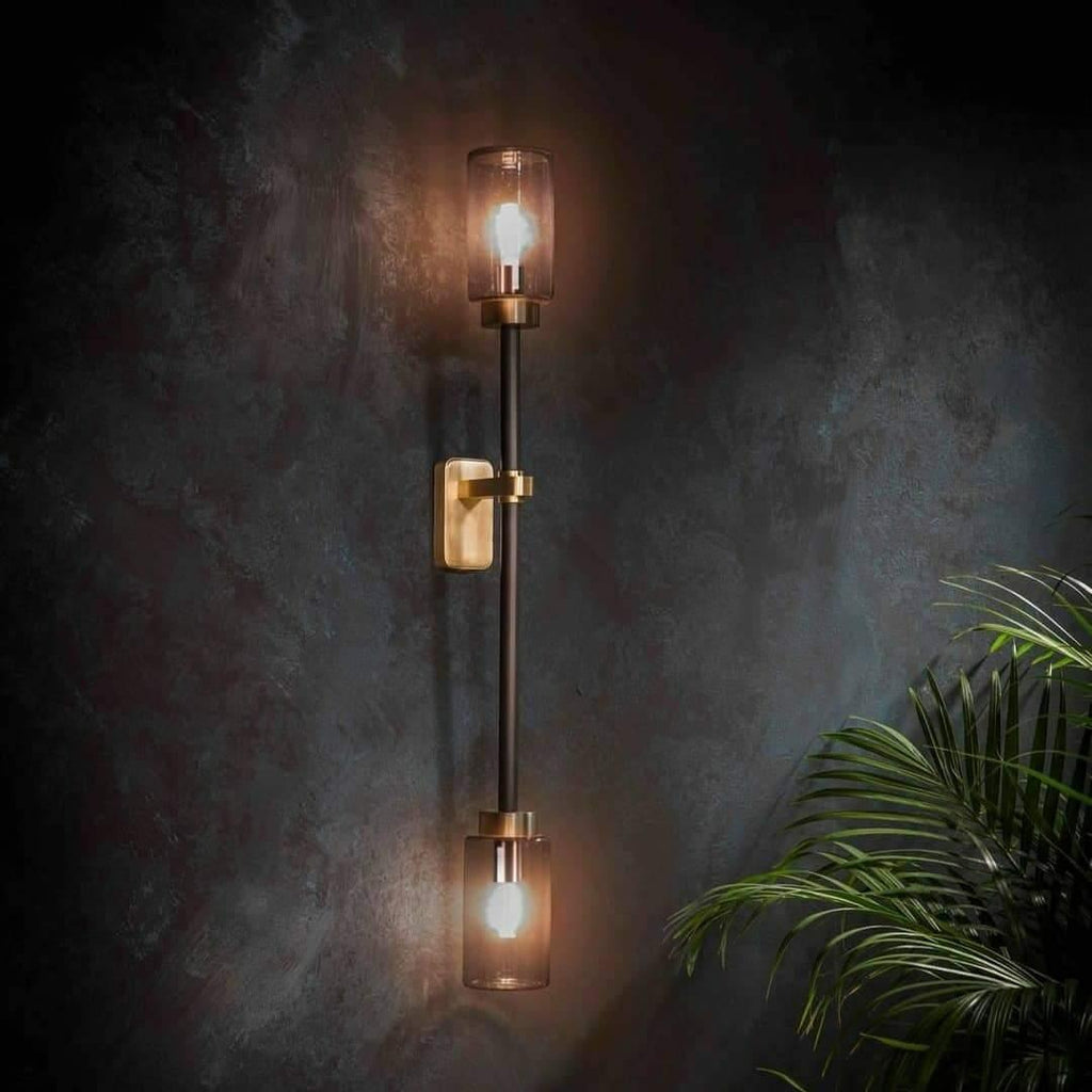 Lustra Applique Murale En Verre Cylindrique Linéaire - Neutralighting
