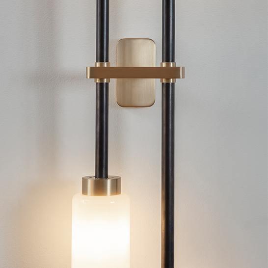 Lustra Applique Murale En Verre Cylindrique Linéaire - Neutralighting