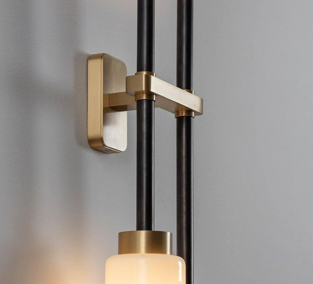 Lustra Applique Murale En Verre Cylindrique Linéaire - Neutralighting