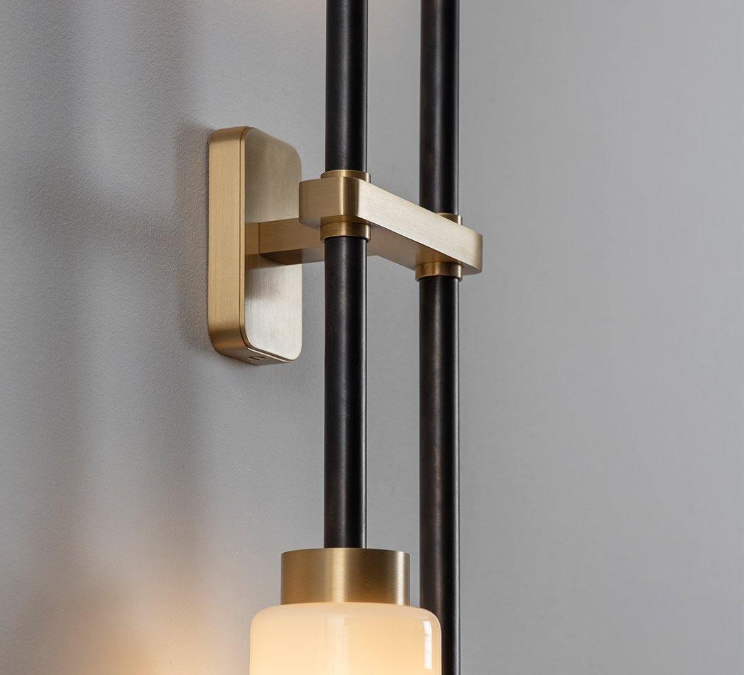 Lustra Applique Murale En Verre Cylindrique Linéaire - Neutralighting