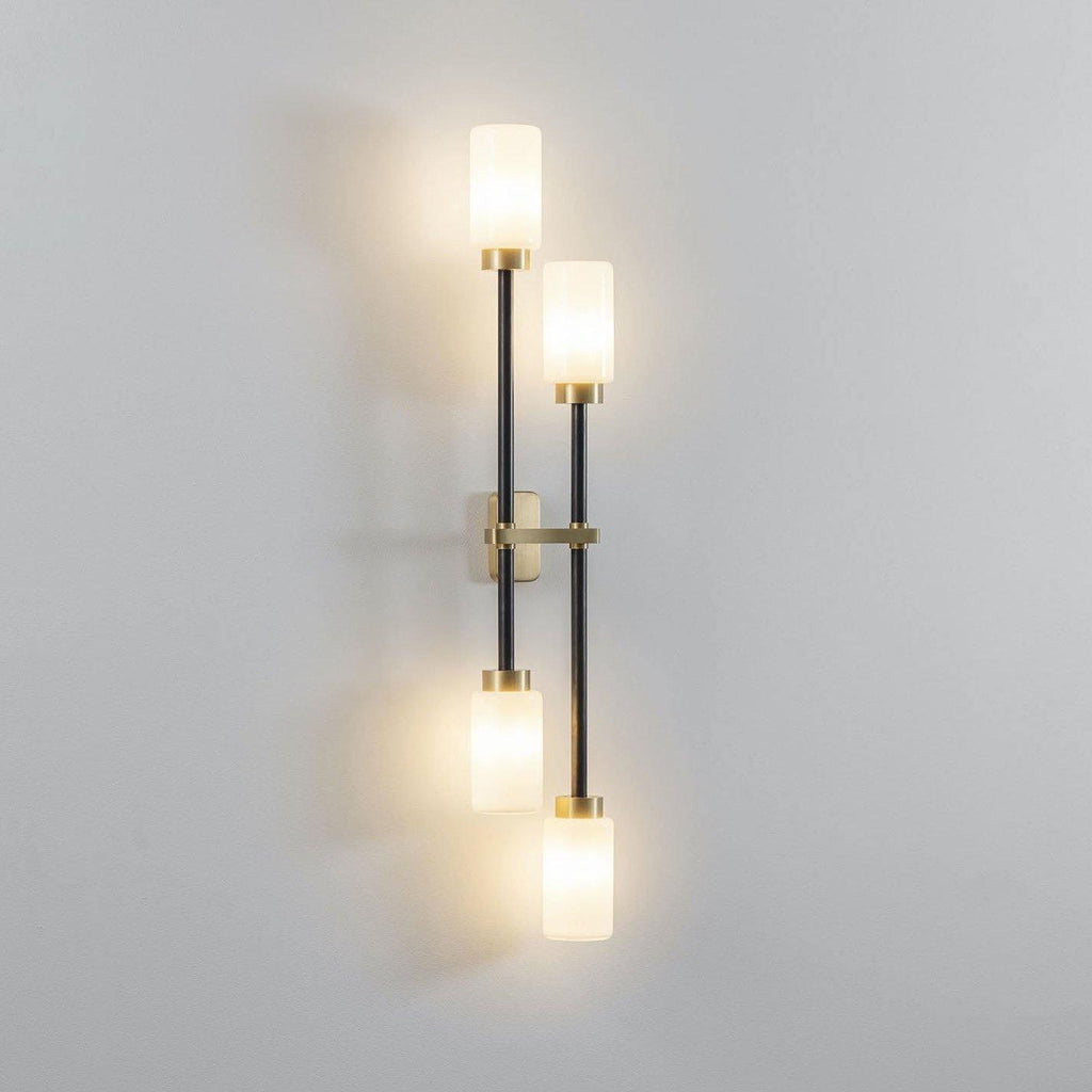 Lustra Applique Murale En Verre Cylindrique Linéaire - Neutralighting