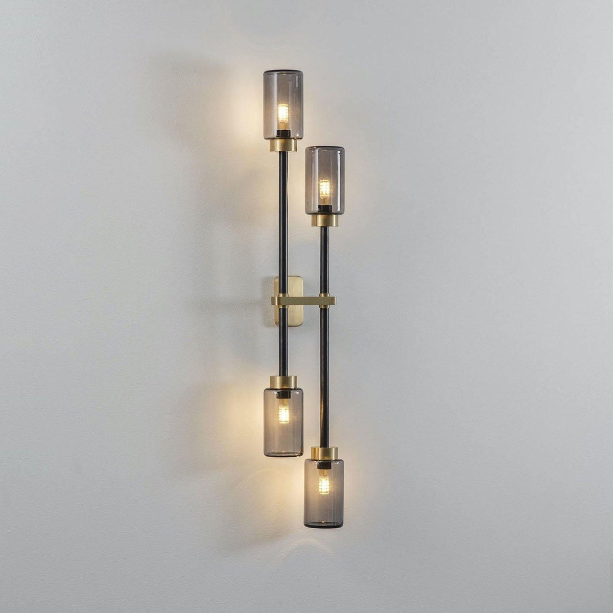 Lustra Applique Murale En Verre Cylindrique Linéaire - Neutralighting