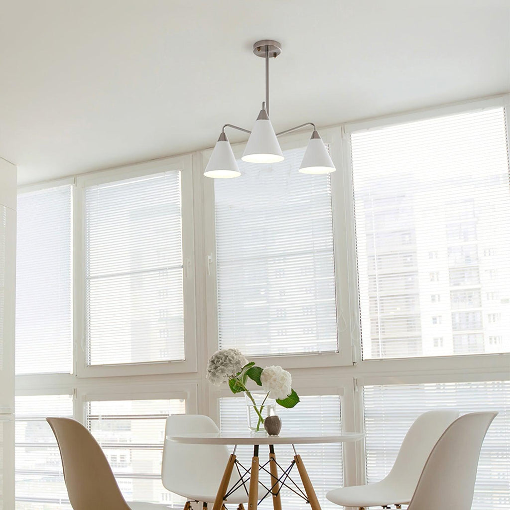 Elthaeth Premium Nordic Art Mode Cône Lustre - Neutralighting