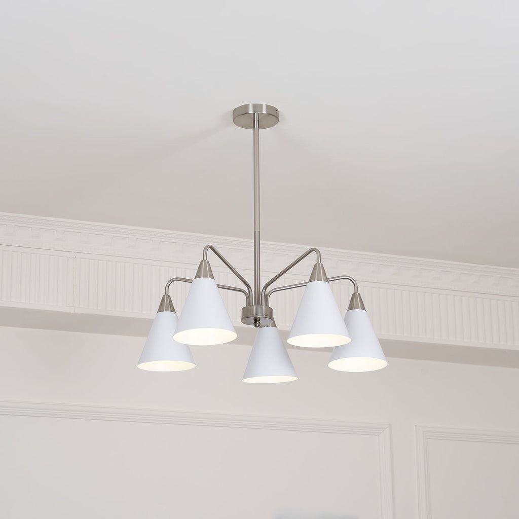 Elthaeth Premium Nordic Art Mode Cône Lustre - Neutralighting