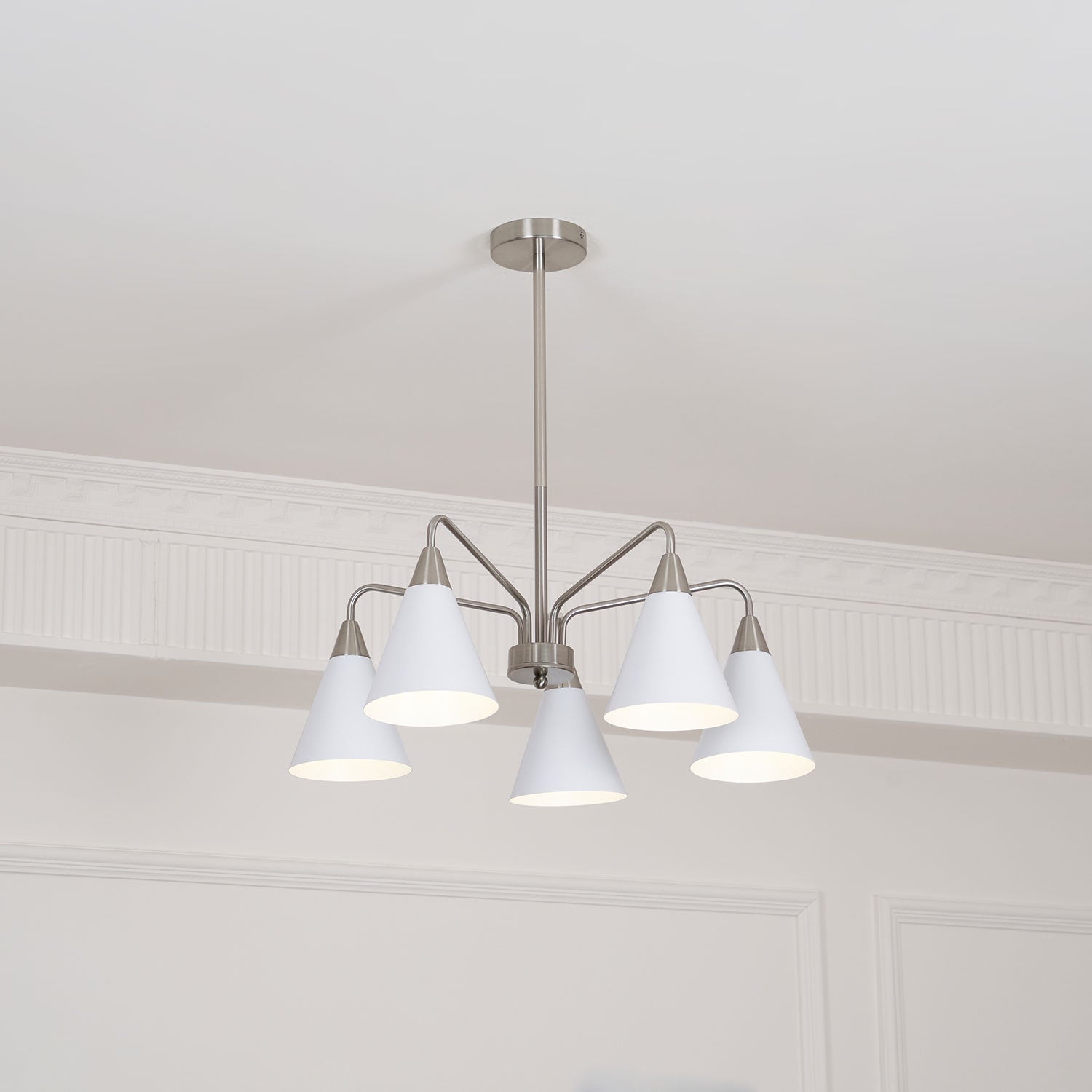 Elthaeth Premium Nordic Art Mode Cône Lustre - Neutralighting