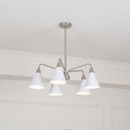 Elthaeth Premium Nordic Art Mode Cône Lustre - Neutralighting