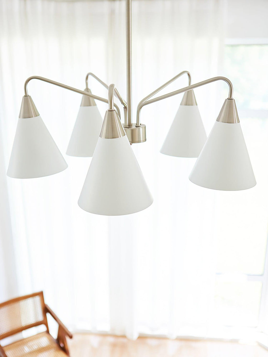 Elthaeth Premium Nordic Art Mode Cône Lustre - Neutralighting