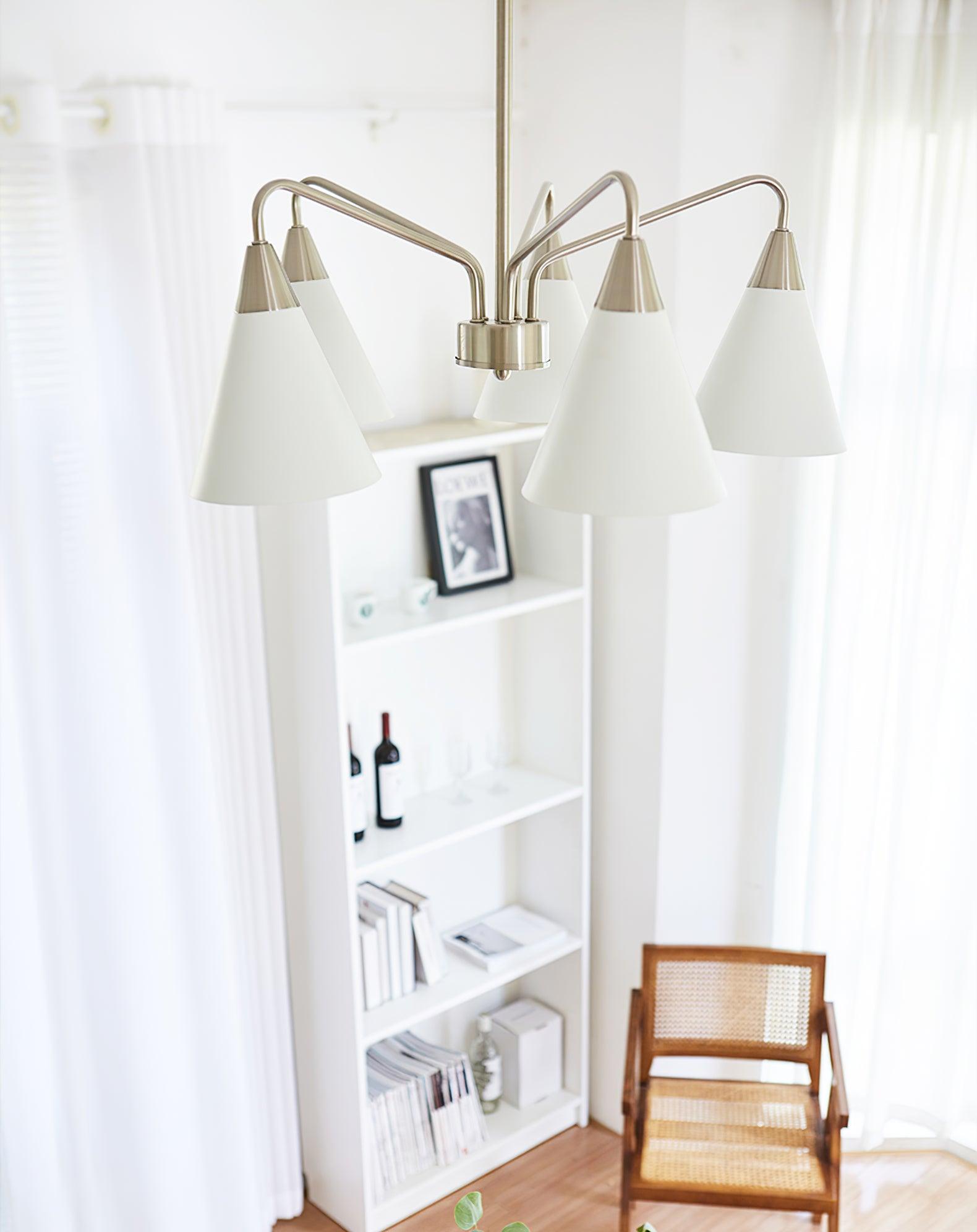 Elthaeth Premium Nordic Art Mode Cône Lustre - Neutralighting