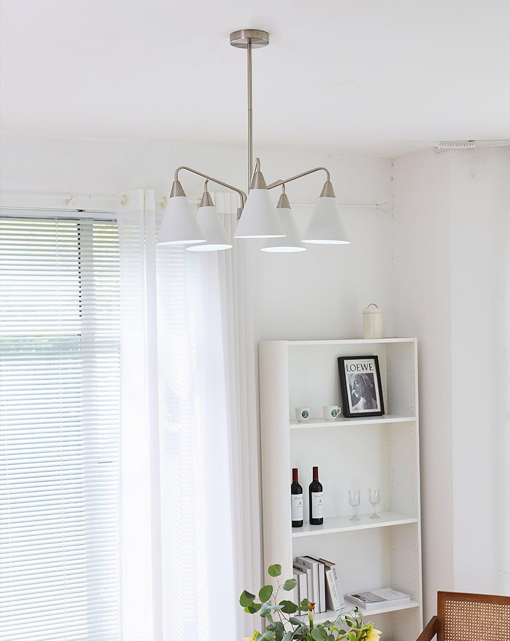 Elthaeth Premium Nordic Art Mode Cône Lustre - Neutralighting