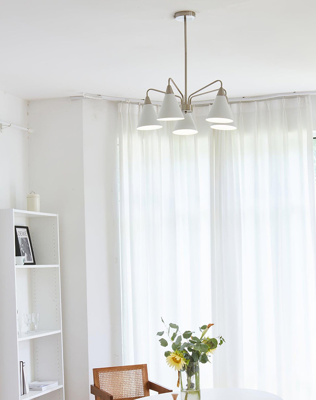 Elthaeth Premium Nordic Art Mode Cône Lustre - Neutralighting