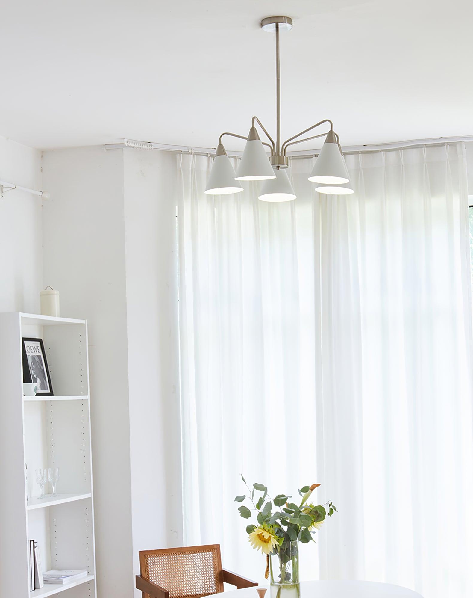 Elthaeth Premium Nordic Art Mode Cône Lustre - Neutralighting