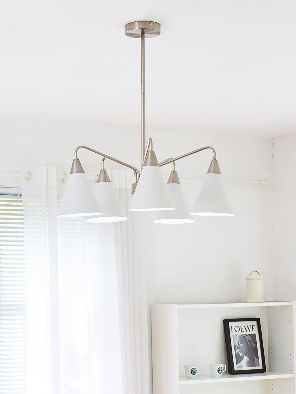 Elthaeth Premium Nordic Art Mode Cône Lustre - Neutralighting