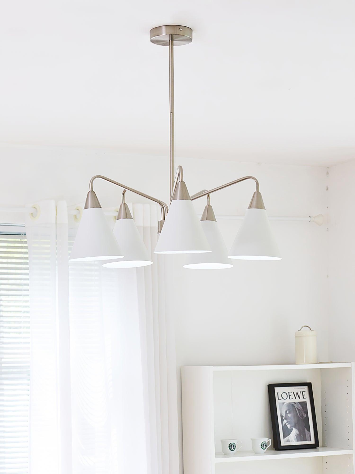Elthaeth Premium Nordic Art Mode Cône Lustre - Neutralighting