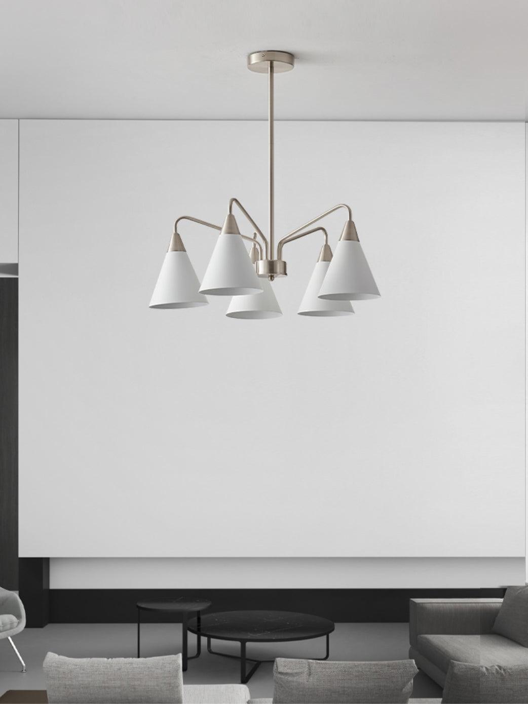 Elthaeth Premium Nordic Art Mode Cône Lustre - Neutralighting
