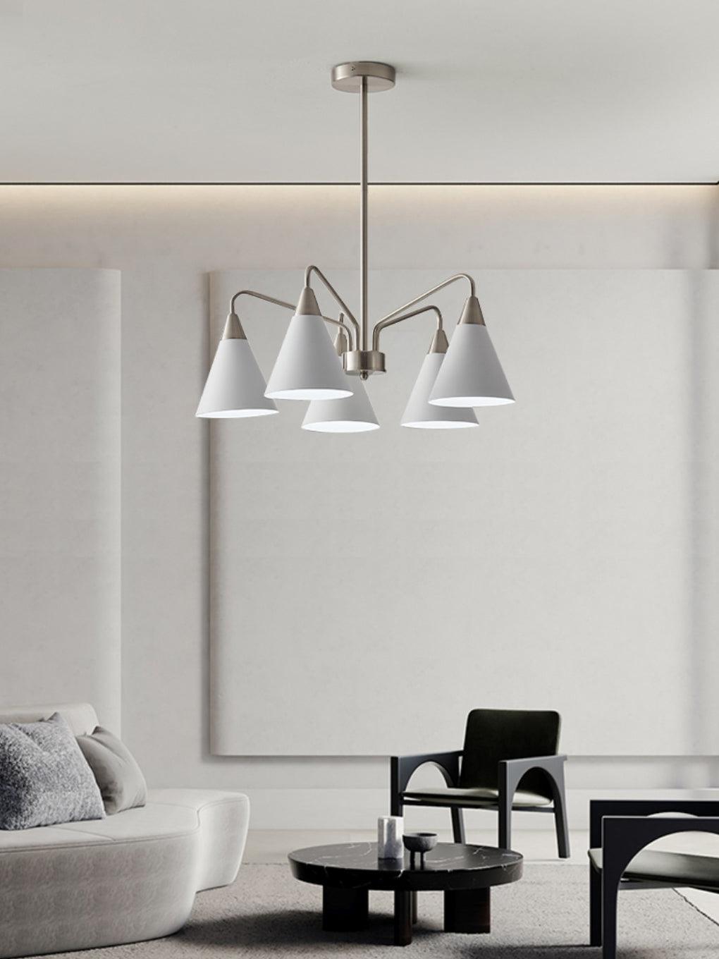 Elthaeth Premium Nordic Art Mode Cône Lustre - Neutralighting