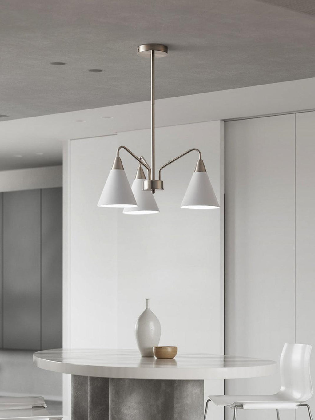 Elthaeth Premium Nordic Art Mode Cône Lustre - Neutralighting