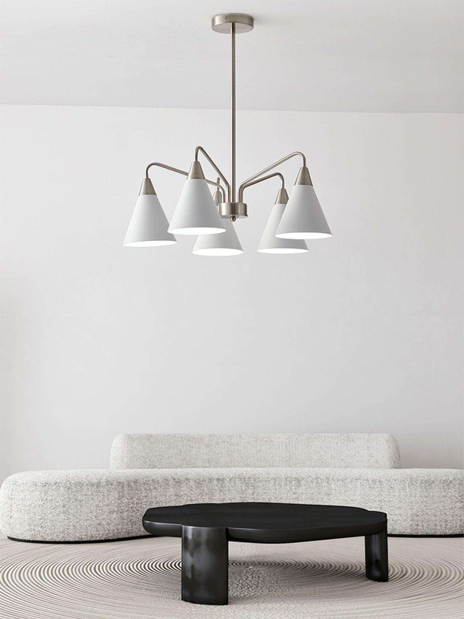 Elthaeth Premium Nordic Art Mode Cône Lustre - Neutralighting