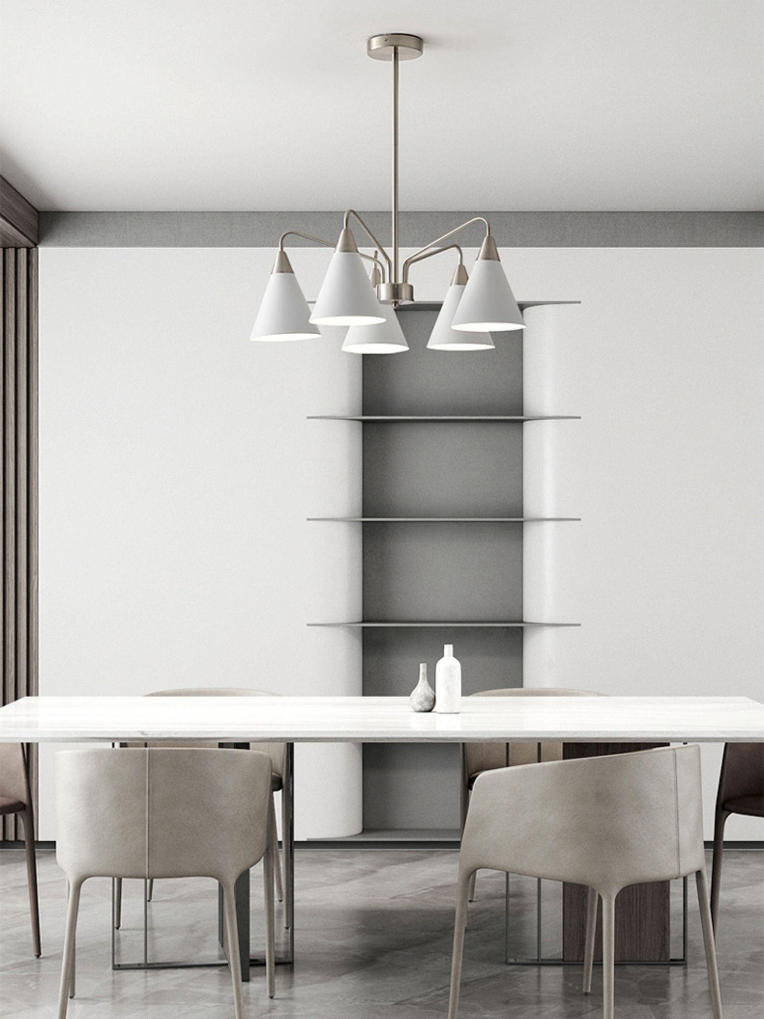 Elthaeth Premium Nordic Art Mode Cône Lustre - Neutralighting