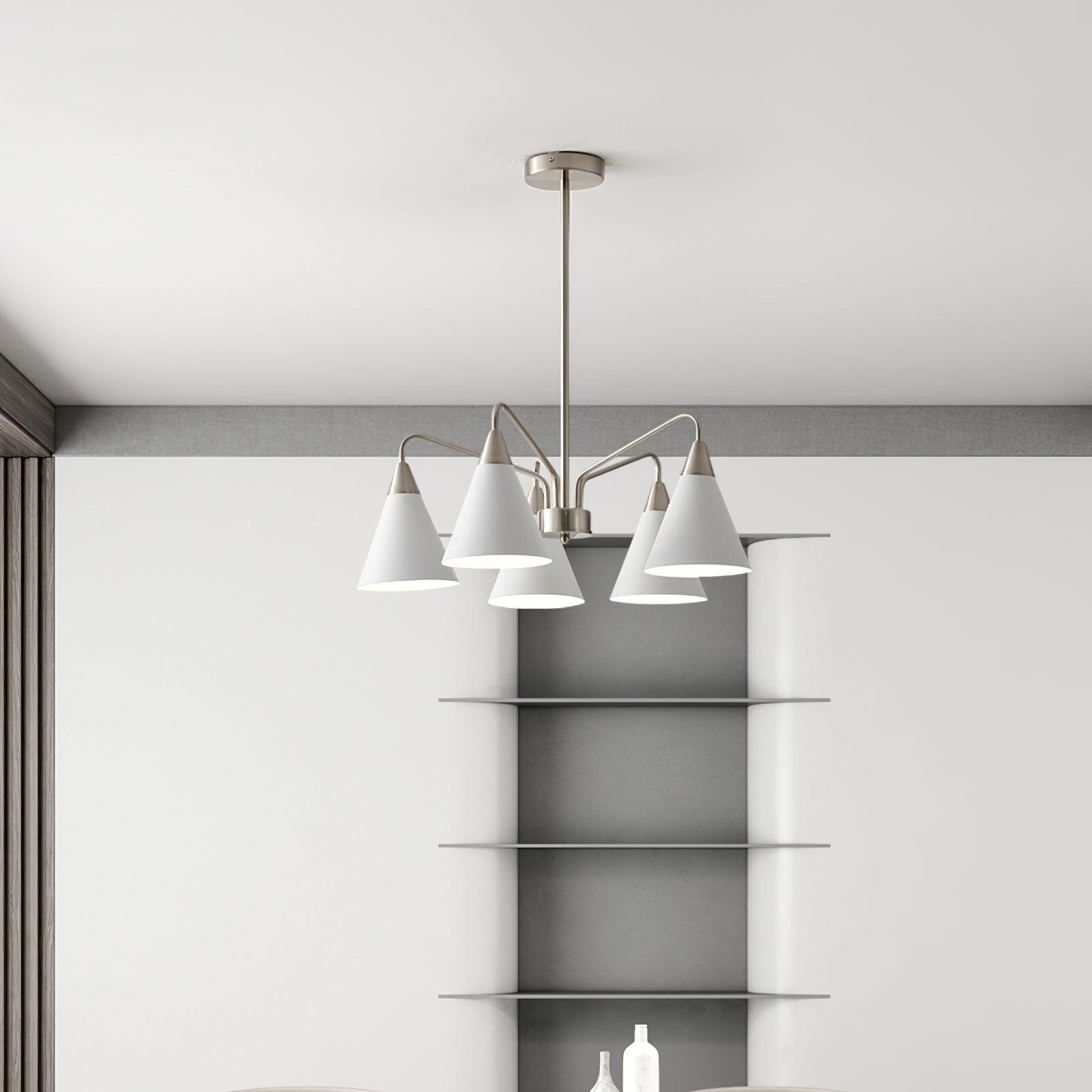 Elthaeth Premium Nordic Art Mode Cône Lustre - Neutralighting