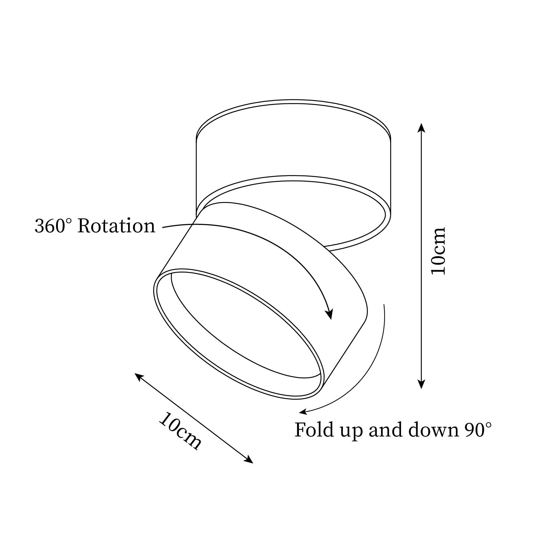Venn Spot encastré de surface - Neutralighting