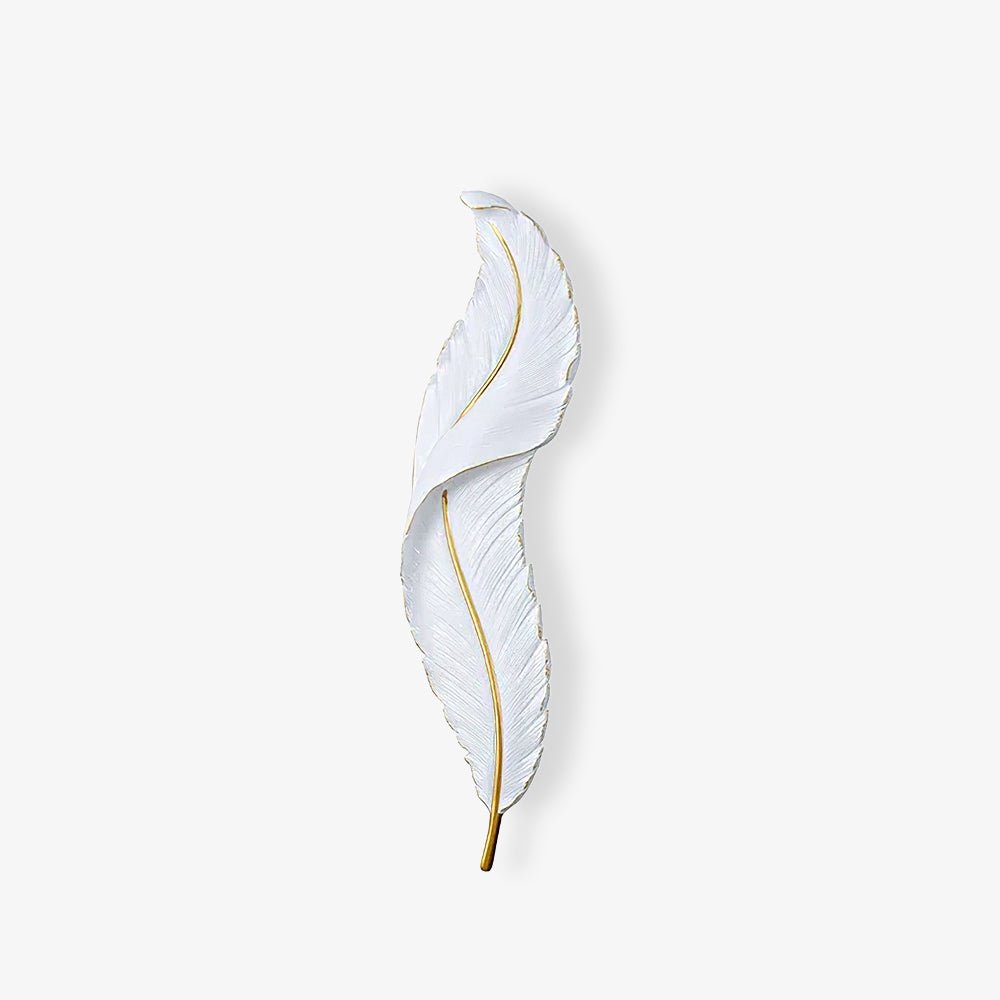 Cumare Applique Murale en Résine Plume Créativité Individuelle - Neutralighting