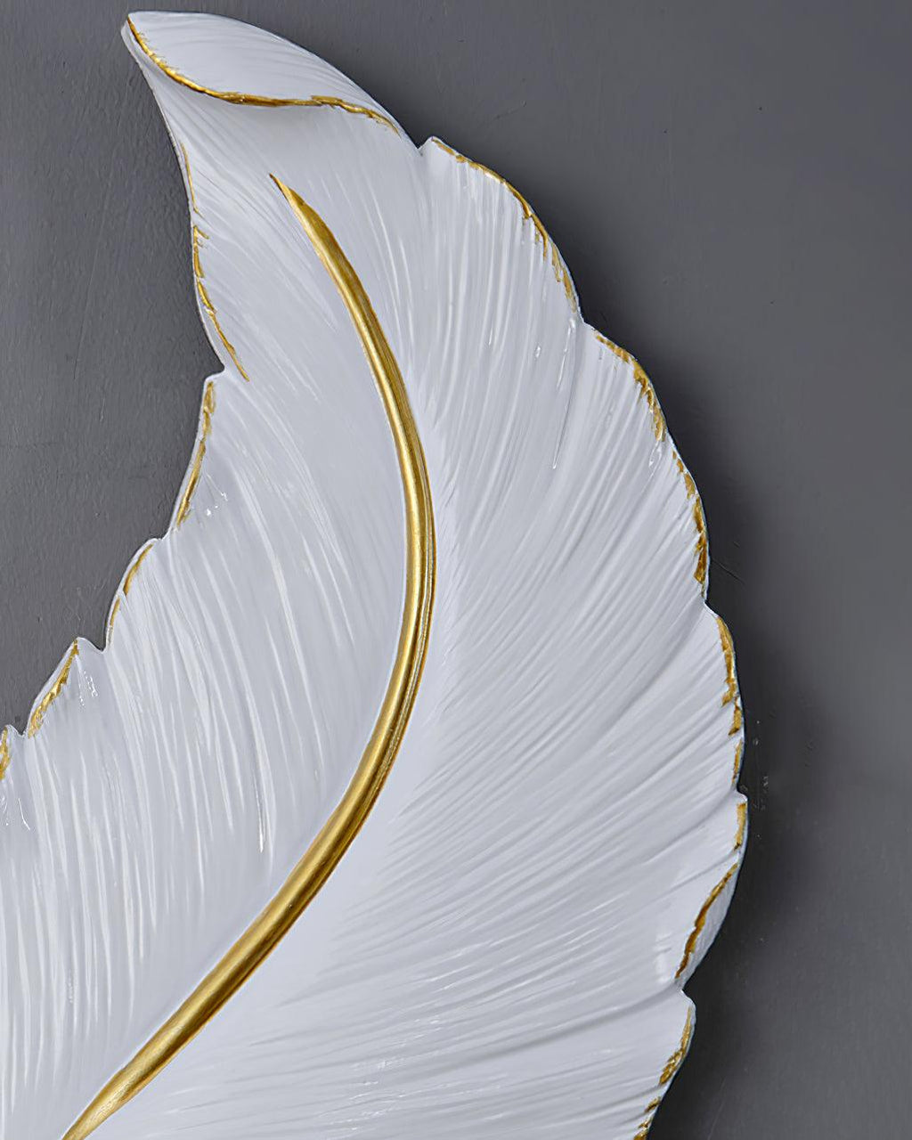 Cumare Applique Murale en Résine Plume Créativité Individuelle - Neutralighting