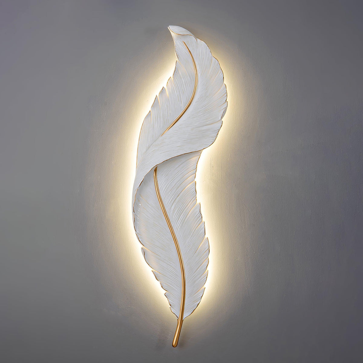 Cumare Applique Murale en Résine Plume Créativité Individuelle - Neutralighting