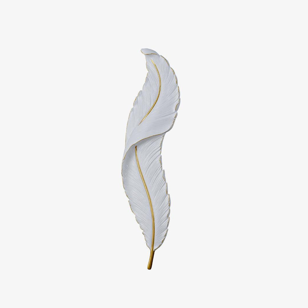 Cumare Applique Murale en Résine Plume Créativité Individuelle - Neutralighting