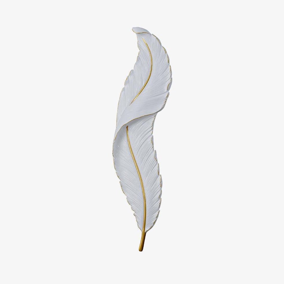 Cumare Applique Murale en Résine Plume Créativité Individuelle - Neutralighting