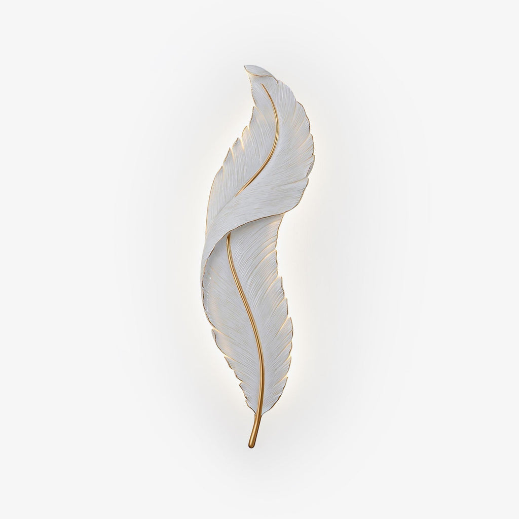 Cumare Applique Murale en Résine Plume Créativité Individuelle - Neutralighting